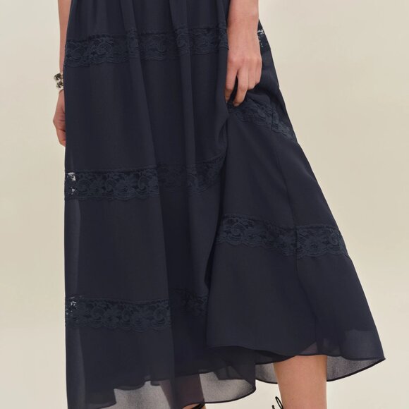 Reformation Dina Dress Blue - Size 2 - Picture 2 of 9